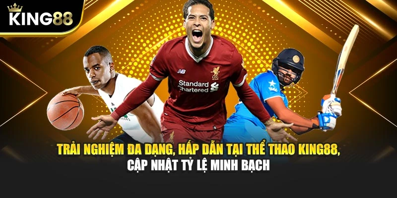 Trải nghiệm đa dạng, hấp dẫn tại Thể Thao King88, cập nhật tỷ lệ minh bạch